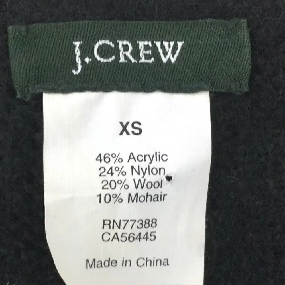 ‎J. Crew Sequin Sweater, Black Gold Stripe Sequin Crew Sweater XS